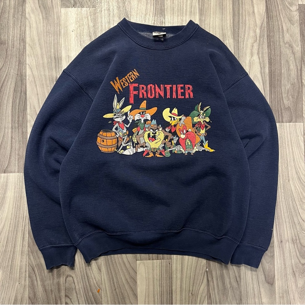 1991 Looney Tunes navy crewneck sweatshirt